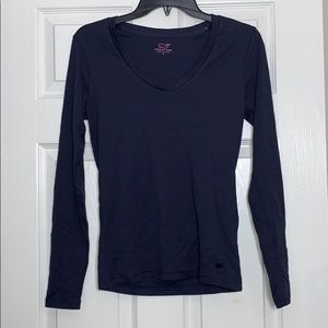 Vineyard Vines V-neck Long-sleeve Shirt SZ S